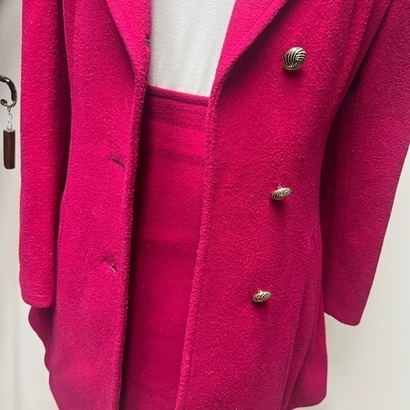 Danielle International Vintage Fuchsia Wool Set Size 44 Italian (XS/S) - Picture 8 of 15